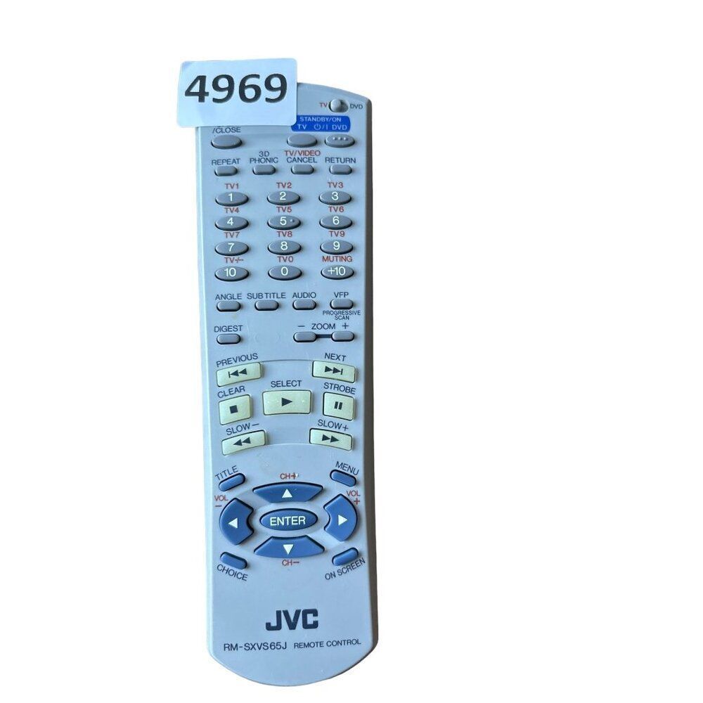 JVC RM-SXV065J Remote Control For TV/DVD Player - Picture 4 of 4